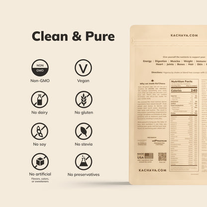 Ka’Chava Whole Body Meal Shake with Probiotics  Digestive Enzymes Gluten  Dairy Free